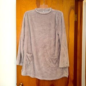 Plus size ladies fuzzy top